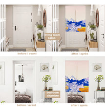 Load image into Gallery viewer, Noren | Curtain | Wall Hanging | Mountain-Curtain-novmtl