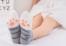 Load image into Gallery viewer, cat paws ankle socks cotton socks kawaii cute-Boutique Local NOVMTL