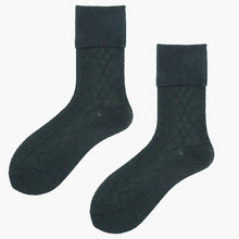 Load image into Gallery viewer, Extended Crew Length | Wool Socks | Dark Green