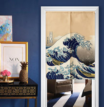 Load image into Gallery viewer, Noren | Curtain | Wall Hanging | Great Waves - novmtl
