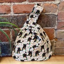 Load image into Gallery viewer, Handmade Japanese Knot bag - Maneki-neko *Size M*