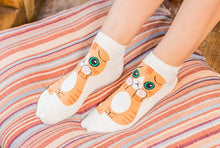 Load image into Gallery viewer, kawaii cute socks cat ankle socks