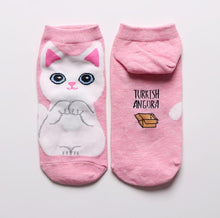 Load image into Gallery viewer, kawaii cute socks cat ankle socks-Boutique Local NOVMTL