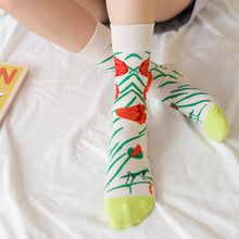 Load image into Gallery viewer, Crew Socks | Funky Socks - Grasshopper