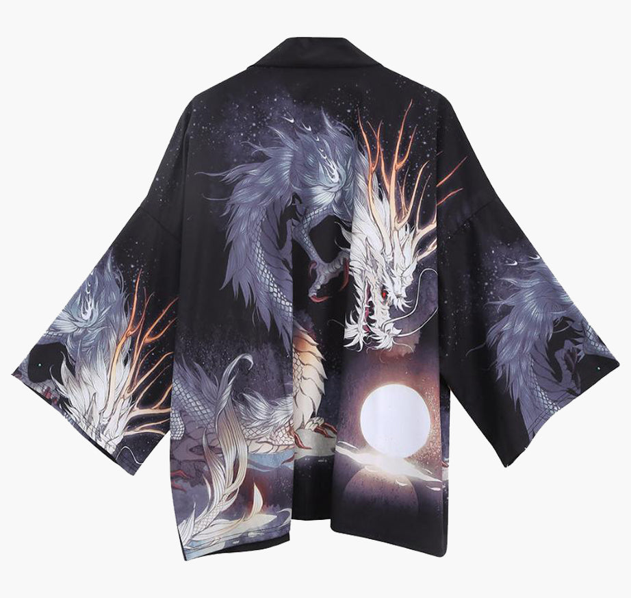 The Sun Dragon Kimono Shirt | Anime Kimono