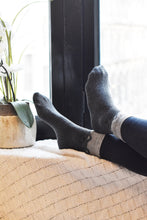 Load image into Gallery viewer, Cozy and Warm | Wool Socks | Grey Cat