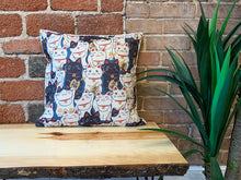 Load image into Gallery viewer, Square Toss Cushion Cover | Lucky Cat Maneki-Neko