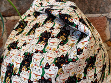 Load image into Gallery viewer, Handmade Japanese Knot bag - Maneki-neko *Size M*