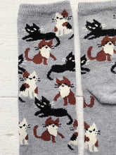 Load image into Gallery viewer, Japanese Tabi Socks | Cats (Wool)