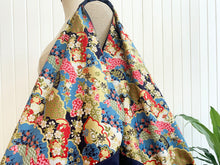 Load image into Gallery viewer, *Handmade* Origami bag | Market bag | Chrysanthemum (Blue)
