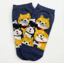 Load image into Gallery viewer, kawaii cute socks dog ankle socks cotton