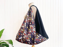 Load image into Gallery viewer, *Handmade* Origami bag | Market bag | Kumo (Black)
