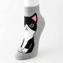 Load image into Gallery viewer, Kawaii Cute Ankle Socks - Tuxedo - Boutique Local NOVMTL
