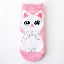 Load image into Gallery viewer, kawaii cute socks cat ankle socks-Boutique Local NOVMTL