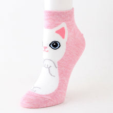 Load image into Gallery viewer, kawaii cute socks cat ankle socks-Boutique Local NOVMTL