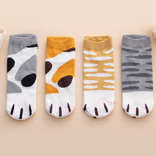 Load image into Gallery viewer, cat socks funky socks cotton socks