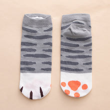 Load image into Gallery viewer, cat paws ankle socks cotton socks kawaii cute-Boutique Local NOVMTL