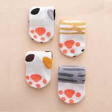 Load image into Gallery viewer, cat paws ankle socks cotton socks kawaii cute