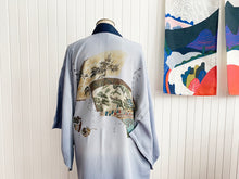 Load image into Gallery viewer, Men&#39;s Vintage Juban/Kimono Blue 1950s
