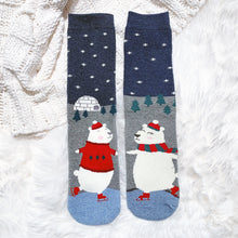 Load image into Gallery viewer, Cozy Cotton Socks - Polar Bear
