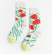 Load image into Gallery viewer, Crew Socks | Funky Socks - Grasshopper
