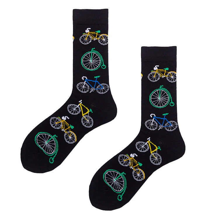 Crew Socks | Funky Socks - Bicycle