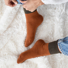 Charger l'image dans la galerie, Chaussettes en laine et bord souple | Érable d'automne