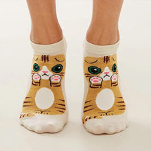 Load image into Gallery viewer, kawaii cute socks cat ankle socks
