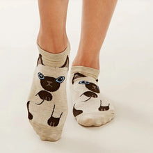 Load image into Gallery viewer, cat socks funky socks cotton socks