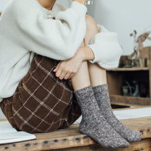 Charger l'image dans la galerie, Chaussettes Crew | coton | Noyer