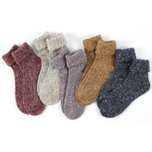 Load image into Gallery viewer, Cotton Ragg Camp Socks | Plum