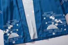 Load image into Gallery viewer, Kimono cardigan robe |Cat eats Taiyaki Kimono Shirt | Anime Kimono | Boutique Local NOVMTL