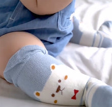 Load image into Gallery viewer, 3 Pack Kids' Socks | non skid | Bear + fox