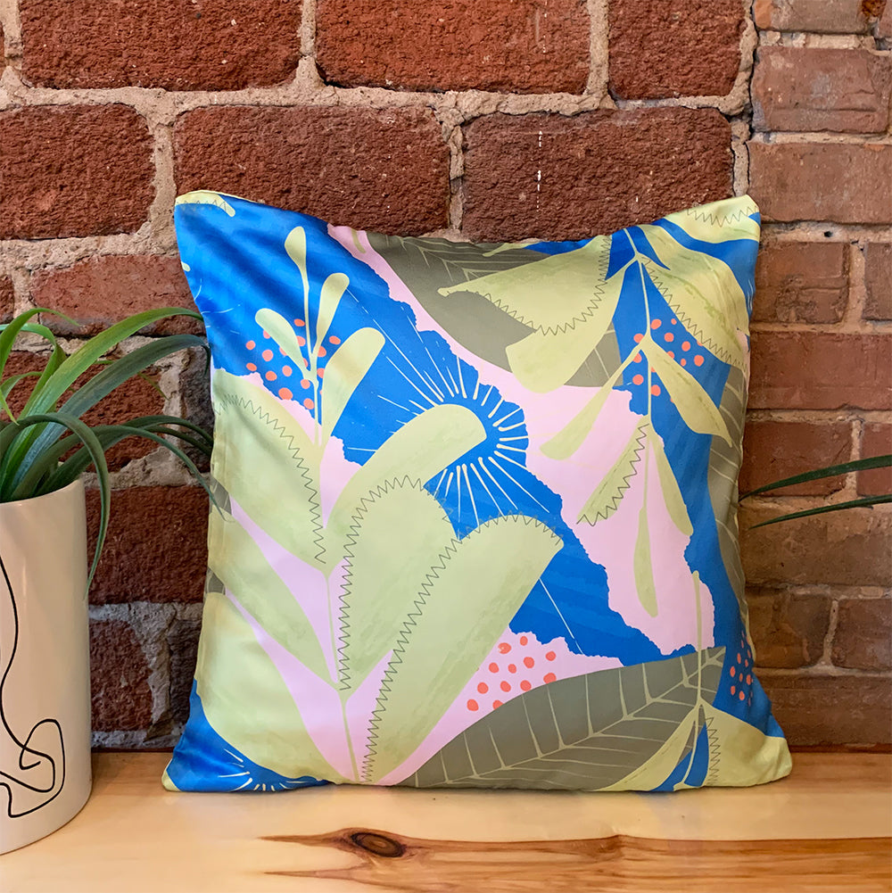 Square Toss Cushion Cover | Plants