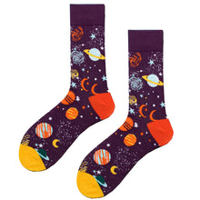 Load image into Gallery viewer, Crew Socks | Funky Socks - Solar System
