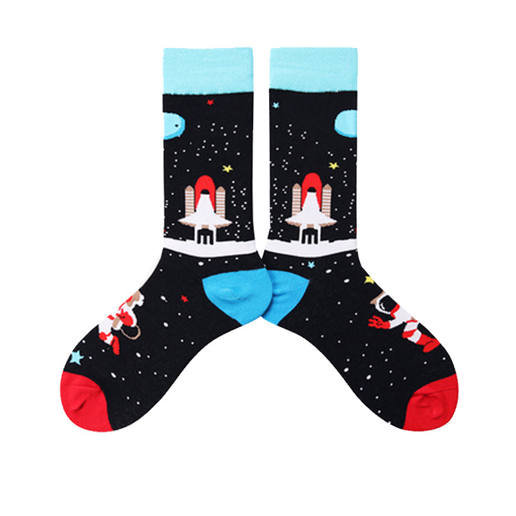 Crew Socks | Funky Socks - Spaceship
