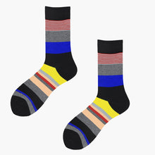 Load image into Gallery viewer, Crew Socks | Funky Socks | Multicolor Stripes
