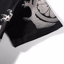 Load image into Gallery viewer, japanese design shirt |Tiger &amp; Dragon embroidery T-Shirt (Black) - novmtl
