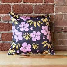 Load image into Gallery viewer, Square Toss Cushion Cover | Plum Blossom
