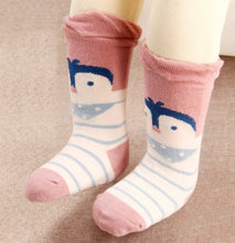 Load image into Gallery viewer, 3 Pack Kids' Socks | non skid | Sheep Cat Penguin