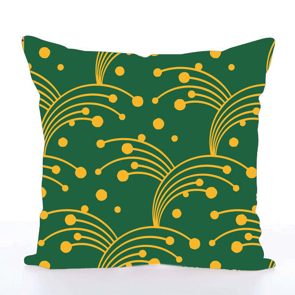 Square Toss Cushion Cover | Green