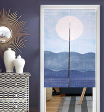 Load image into Gallery viewer, Noren | Curtain | Wall Hanging | Full Moon - novmtl
