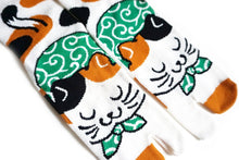 Load image into Gallery viewer, cat tabi socks toe socks Japanese design cotton
