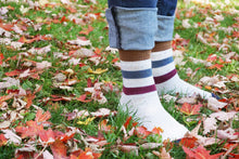 Load image into Gallery viewer, wool socks stripes|Athletic Funky Socks|boutique local NOVMTL
