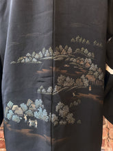 Charger l&#39;image dans la galerie, ​Haori/Kimono Vintage Montagnes 1980s
