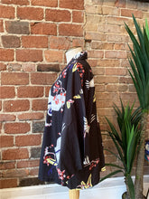 Load image into Gallery viewer, Crane With Flowers Kimono Shirt | Anime Kimono
