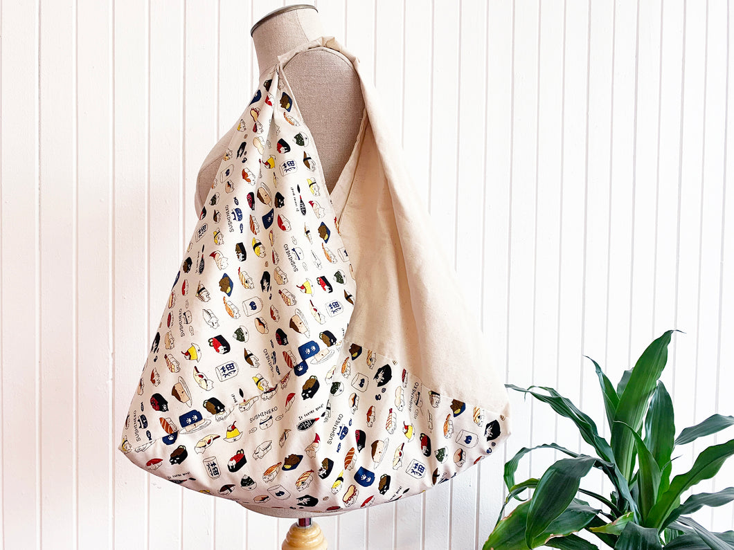 *Handmade* Origami bag | Market bag | Sushi-Neko