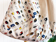 Load image into Gallery viewer, *Handmade* Origami bag | Market bag | Sushi-Neko
