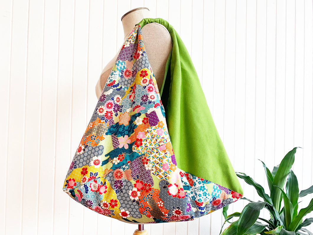 *Handmade* Origami bag | Market bag | Kikkou x Sakura