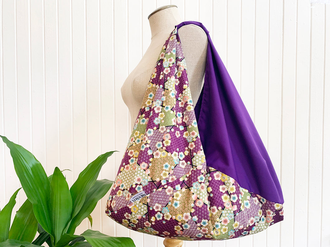*Handmade* Origami bag | Market bag | Sakura (Purple)